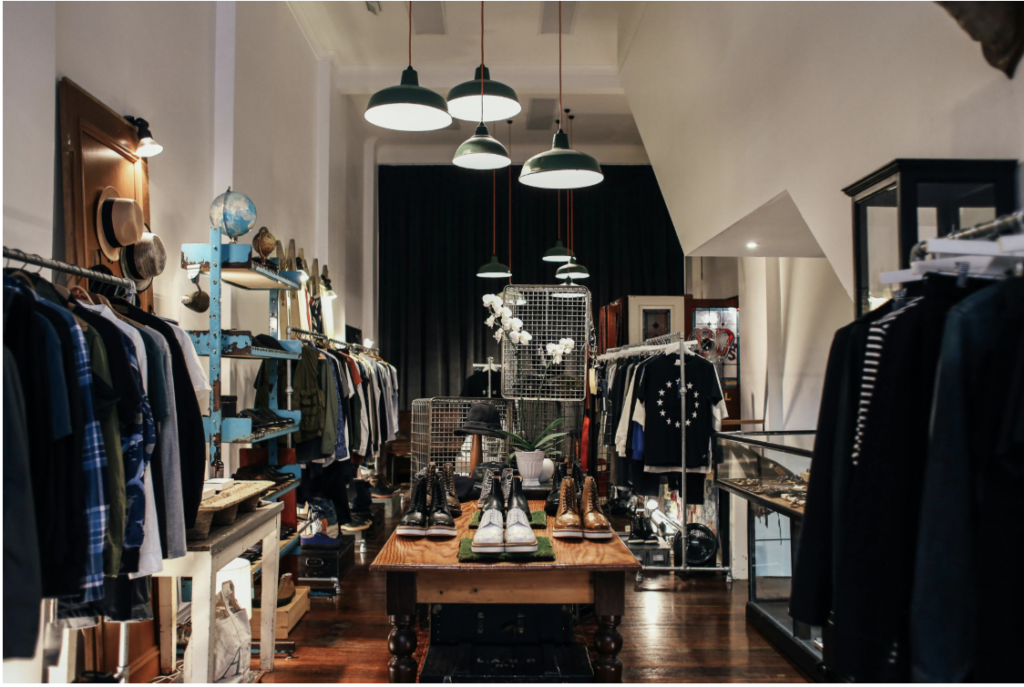 retail project budget approval. Image of a retail space