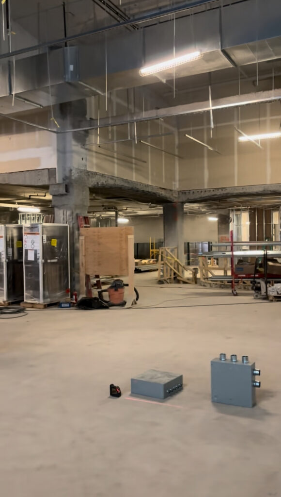 Photo of a retail store construction site | QTC Retail Solutions